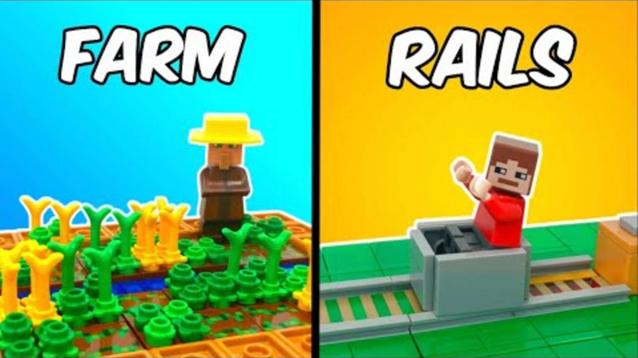 25 Секретных лайфхаков для сборки LEGO Minecraft!