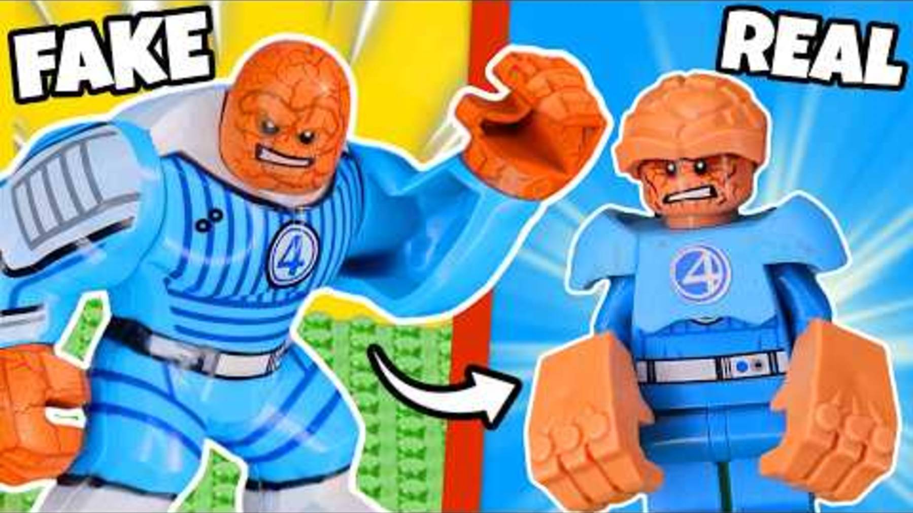 Распаковываю ПОДДЕЛЬНЫЙ КОНСТРУКТОР LEGO ФАНТАСТИЧЕСКАЯ ЧЕТВЕРКА...