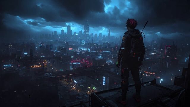 Neon Skyline | Cyberpunk Ambient Music for Night City Exploration