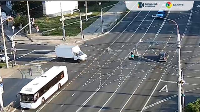 ДТП сегодня утром в Белгороде "Вдвоем, чтобы уж наверняка"