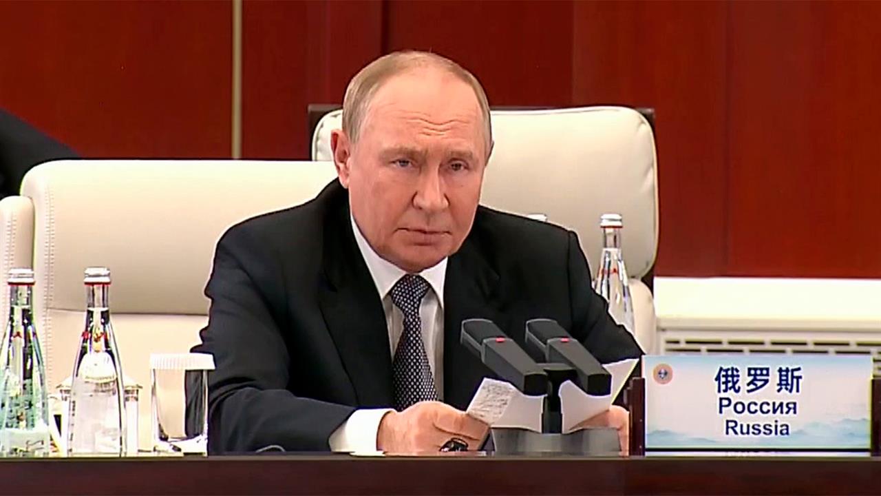Владимир Путин выступил на заседании Совета глав государств-членов ШОС