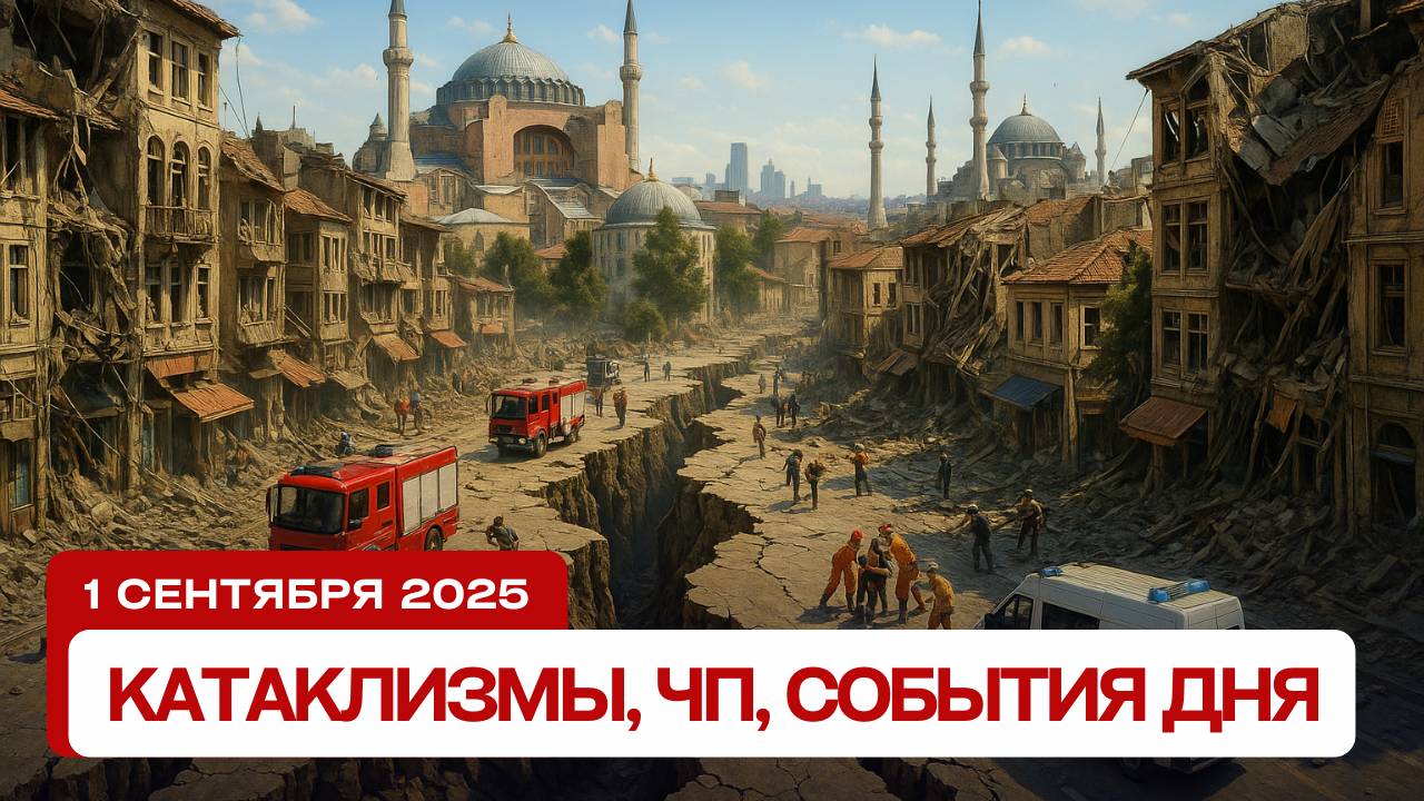 Катаклизмы 01.09.2025: Землетрясение в Афганистане, Азия, Европа, США и Канада под ударами стихии!