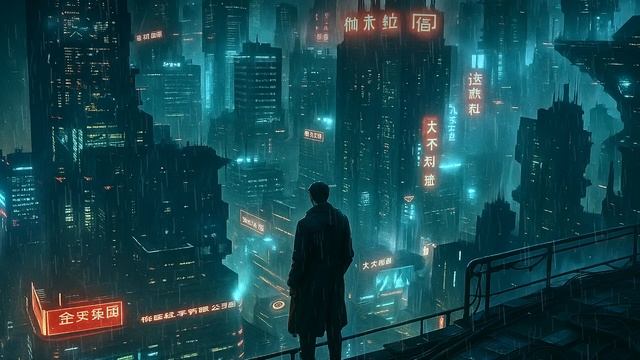You Look Lonely... ｜ Rain & Chill ｜ Blade Runner Ambienc