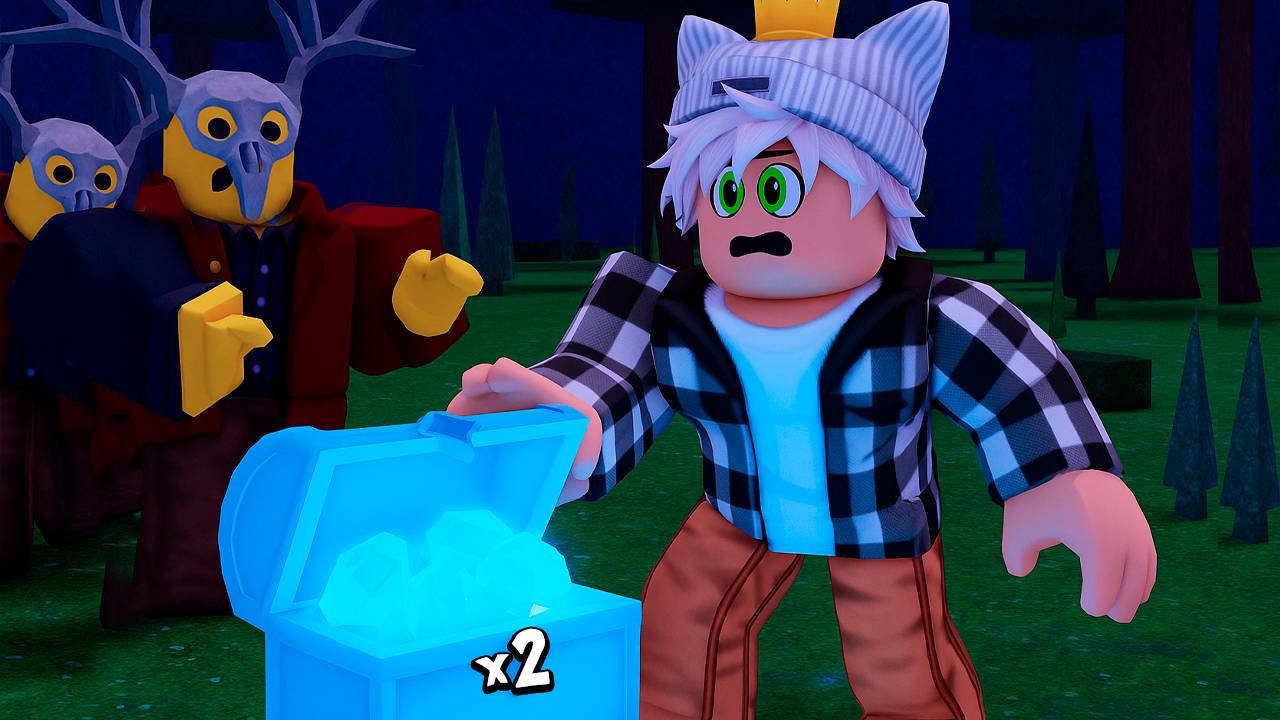 СКОЛЬКО ГЕМОВ МОЖНО ЗАРАБОТАТЬ ЗА 99 ДНЕЙ В РОБЛОКС ROBLOX 99 ночей в лесу роблокс 🔦