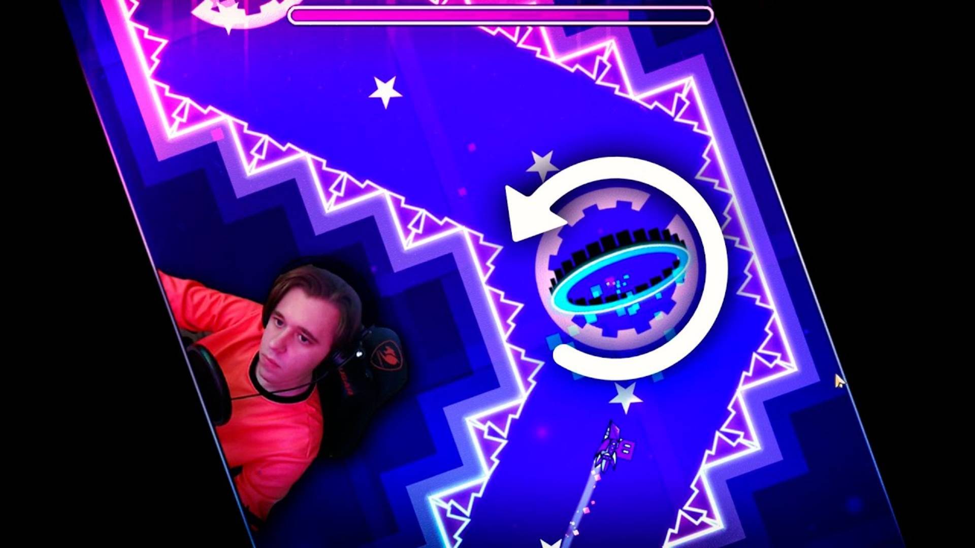 ОФИЦИАЛЬНЫЕ УРОВНИ, но они ВРАЩАЮТСЯ в Geometry Dash