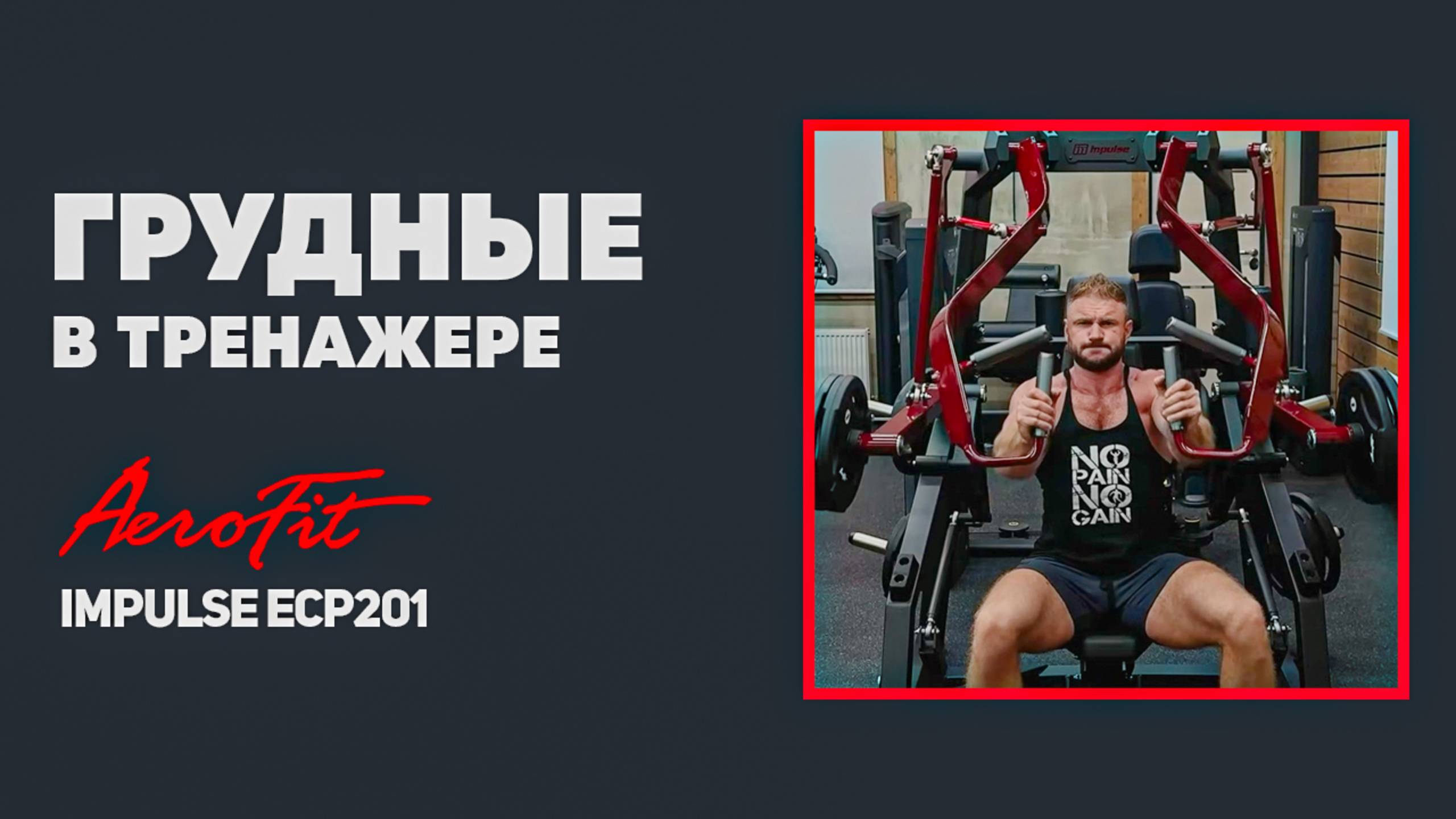 Ты НЕ Добьешься Такого со Штангой. ЖИМ ОТ ГРУДИ Impulse ECP201