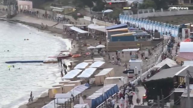 КРЫМ Феодосия поселок Орджоникидзе сегодня 1 сентября 2025. Море и погода в Феодосии сейчас.