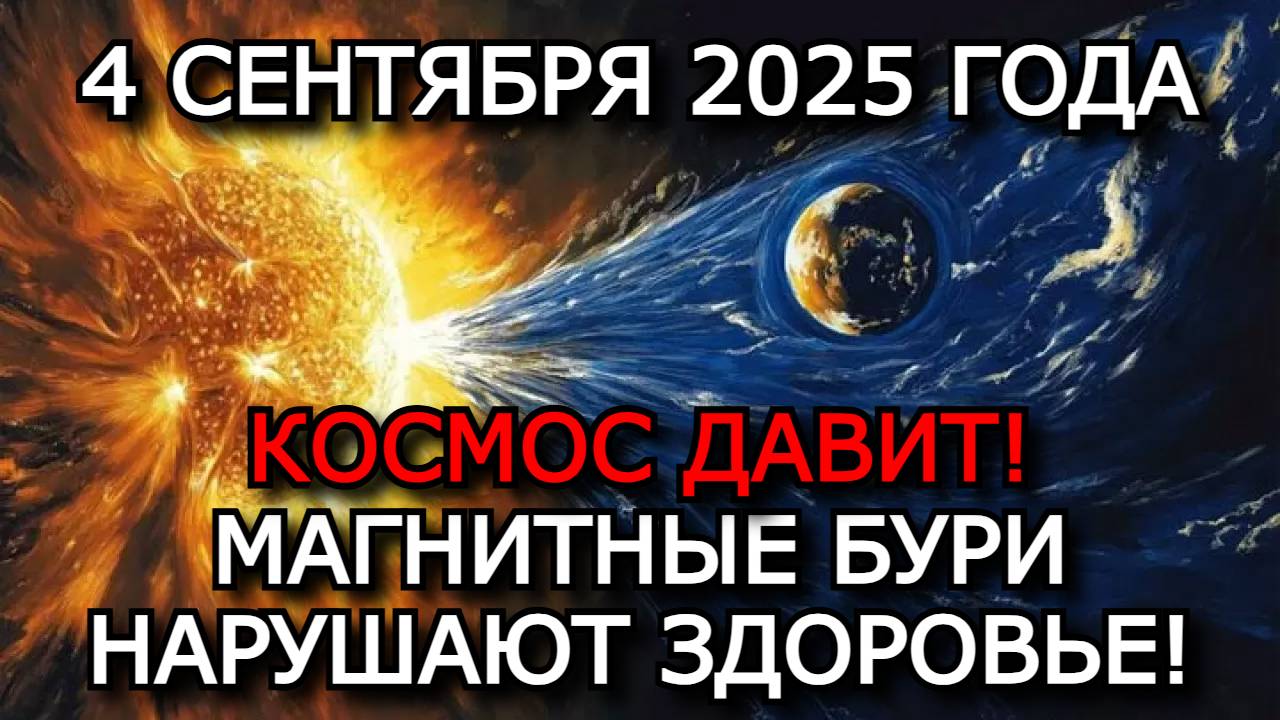 МАГНИТНЫЕ БУРИ 4 СЕНТЯБРЯ 2025: УРОВЕНЬ ДО 5 БАЛЛОВ ПО K-ИНДЕКС