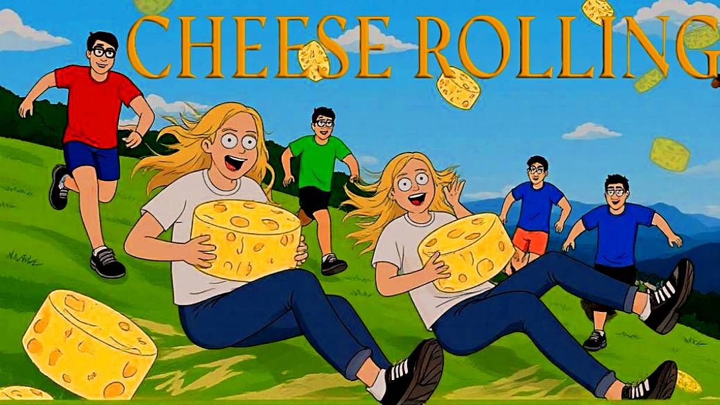 ➤ Бесплатная нелепая кооп игра 🌕🌕🌕 |Cheese Rolling |