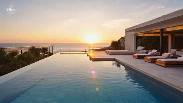 Poolside Lounge ｜ Tropical Deep House & Golden Hour Chill (2-Hour Mix)