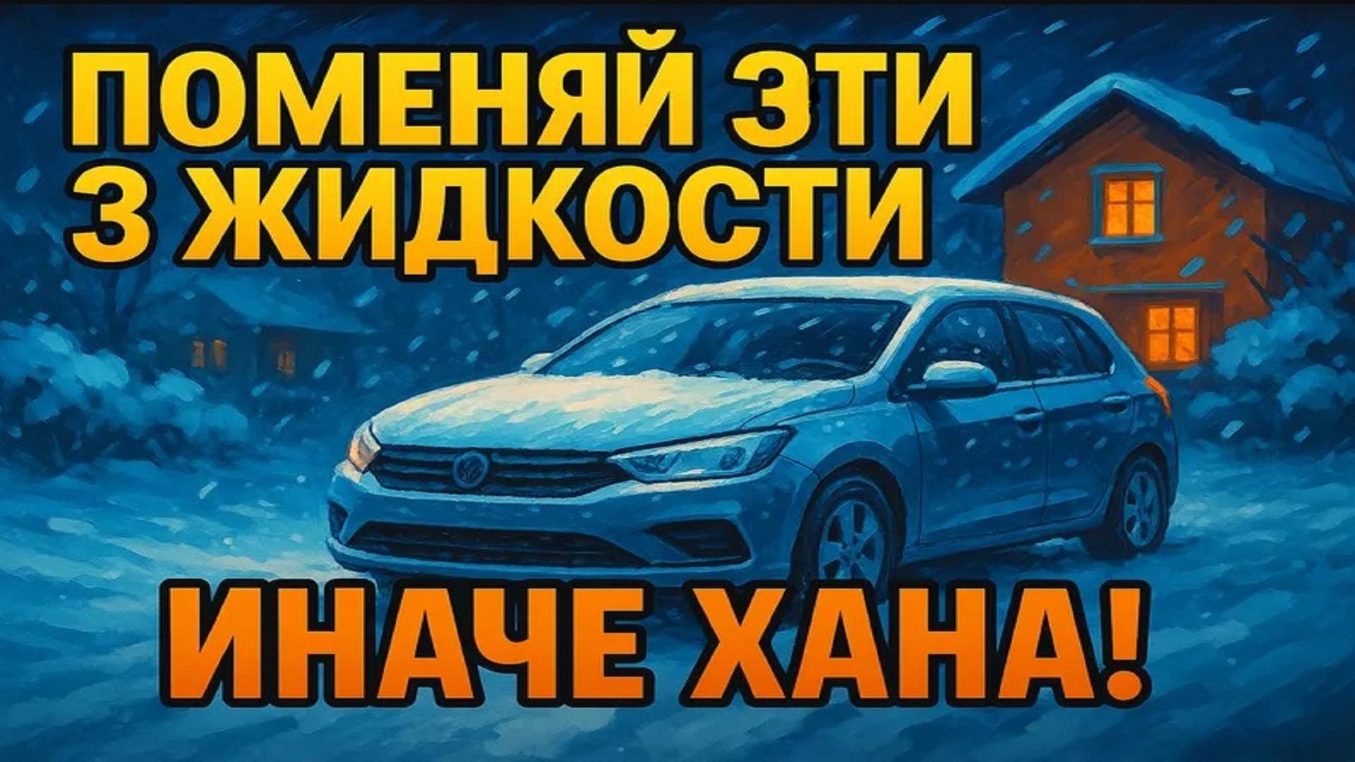 Обязательно надо каждому! Поменяй эти три жидкости в автомобиле.