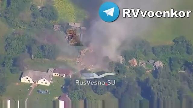 ✈️ВКС поразили чугунием скопление противника в н.п.Кренидовка Сумской области…