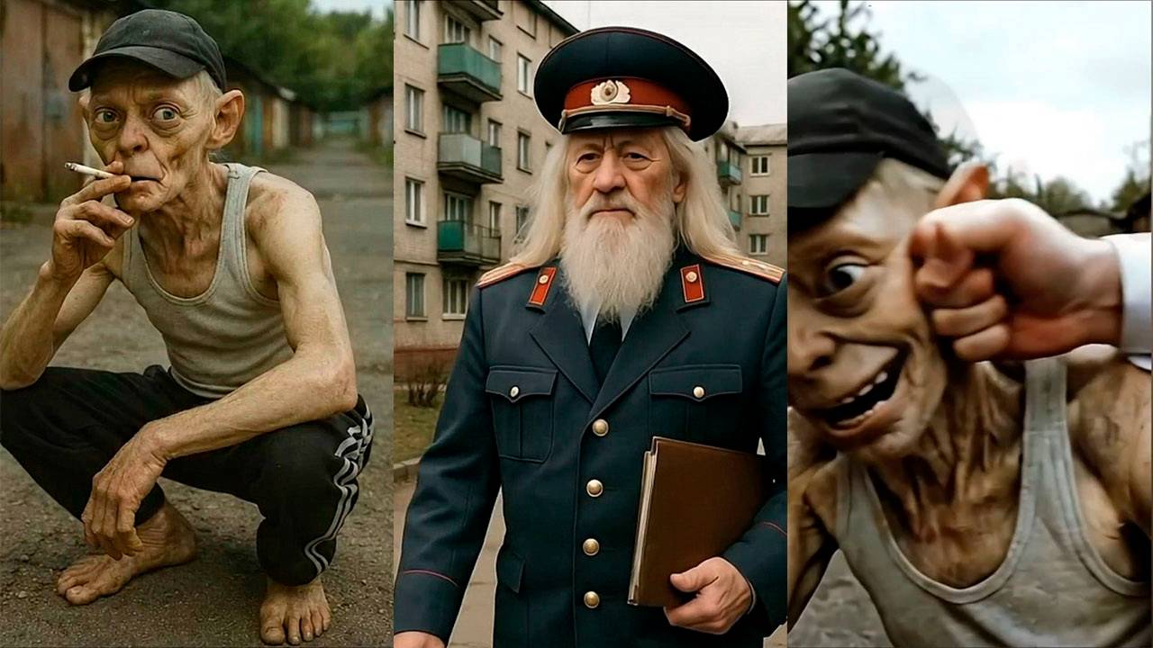 Гэндальф и Горлум в России