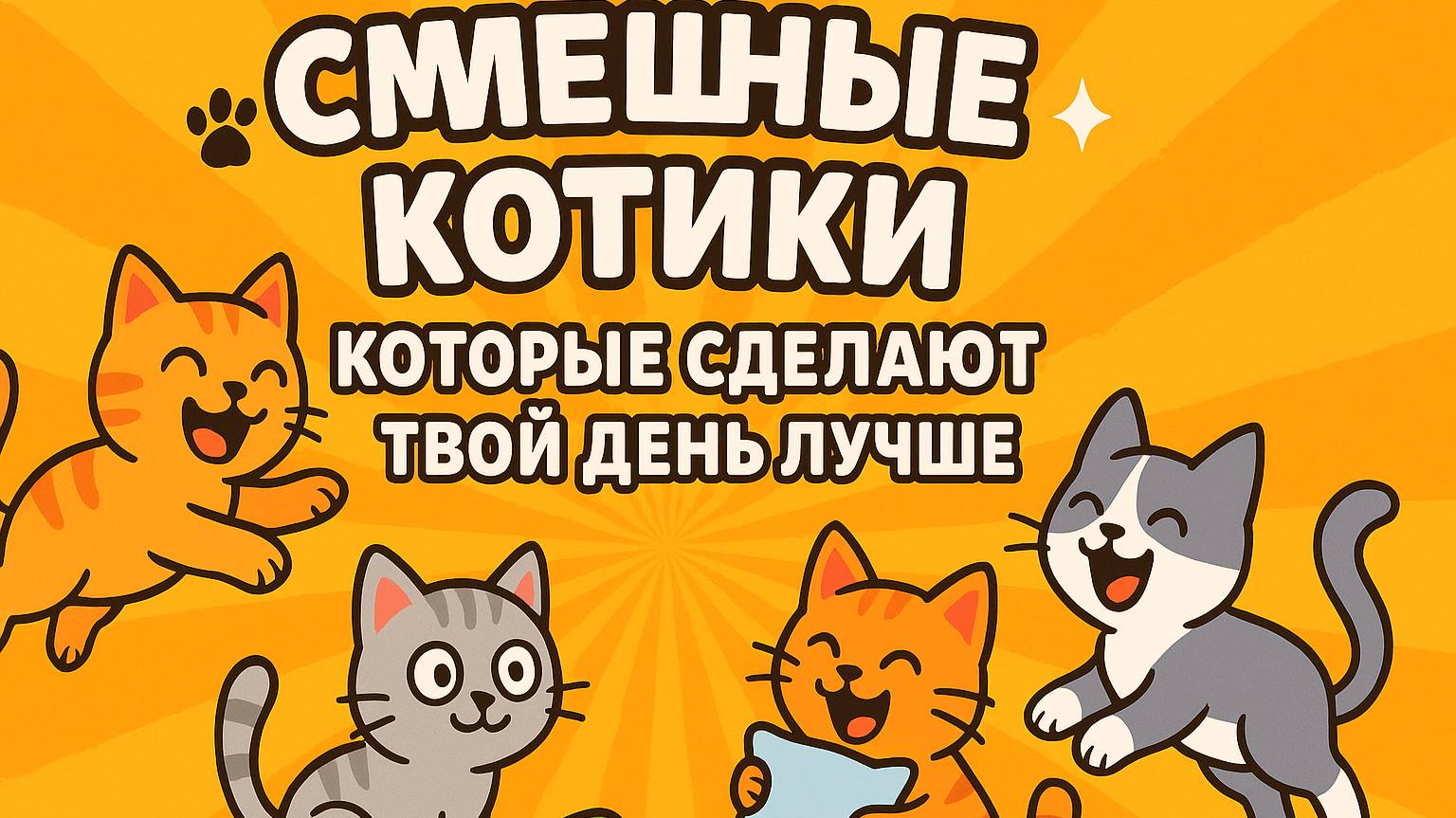 Смешные котики, которые сделают твой день лучше 🐾✨