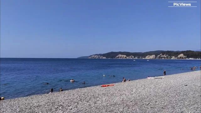 АБХАЗИЯ Пицунда пляж Лдзаа сегодня 2 сентября 2025. Море и погода в Абхазии сейчас. Обстановка