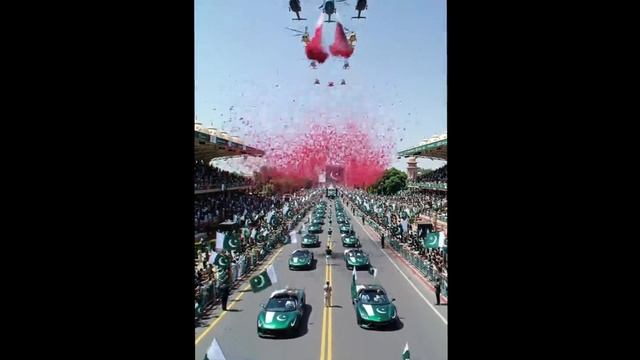 Китай 2025 красочный парад с использованием вертолетов