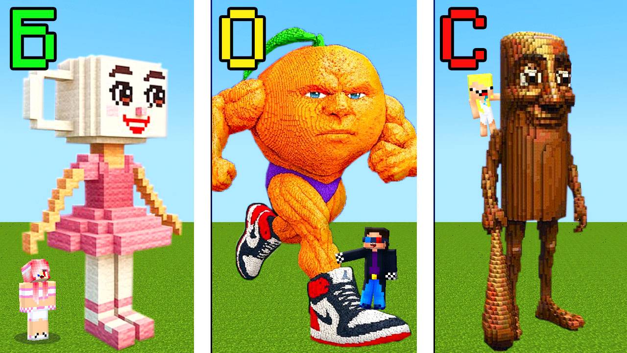 🔨СТРОИМ БРЕЙНРОТОВ от А до Я ЧЕЛЛЕНДЖ в МАЙНКРАФТ! MINECRAFT