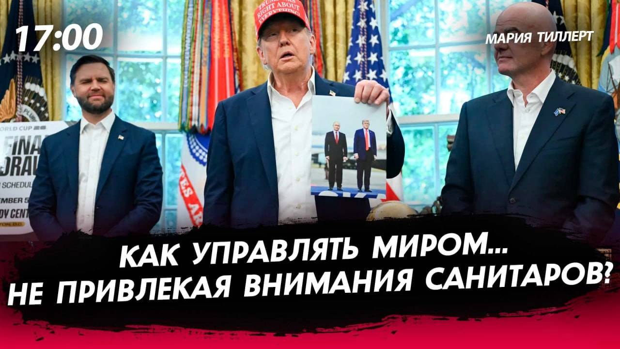 Как управлять миром не привлекая внимания санитаров? [Мария Тиллерт. СТРИМ]
