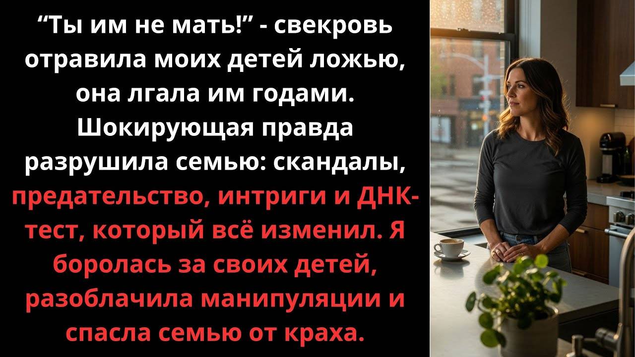 Свекровь лгала детям "Она вам не мать! ДНК-тест и разоблачение спасли семью - семейный рассказ
