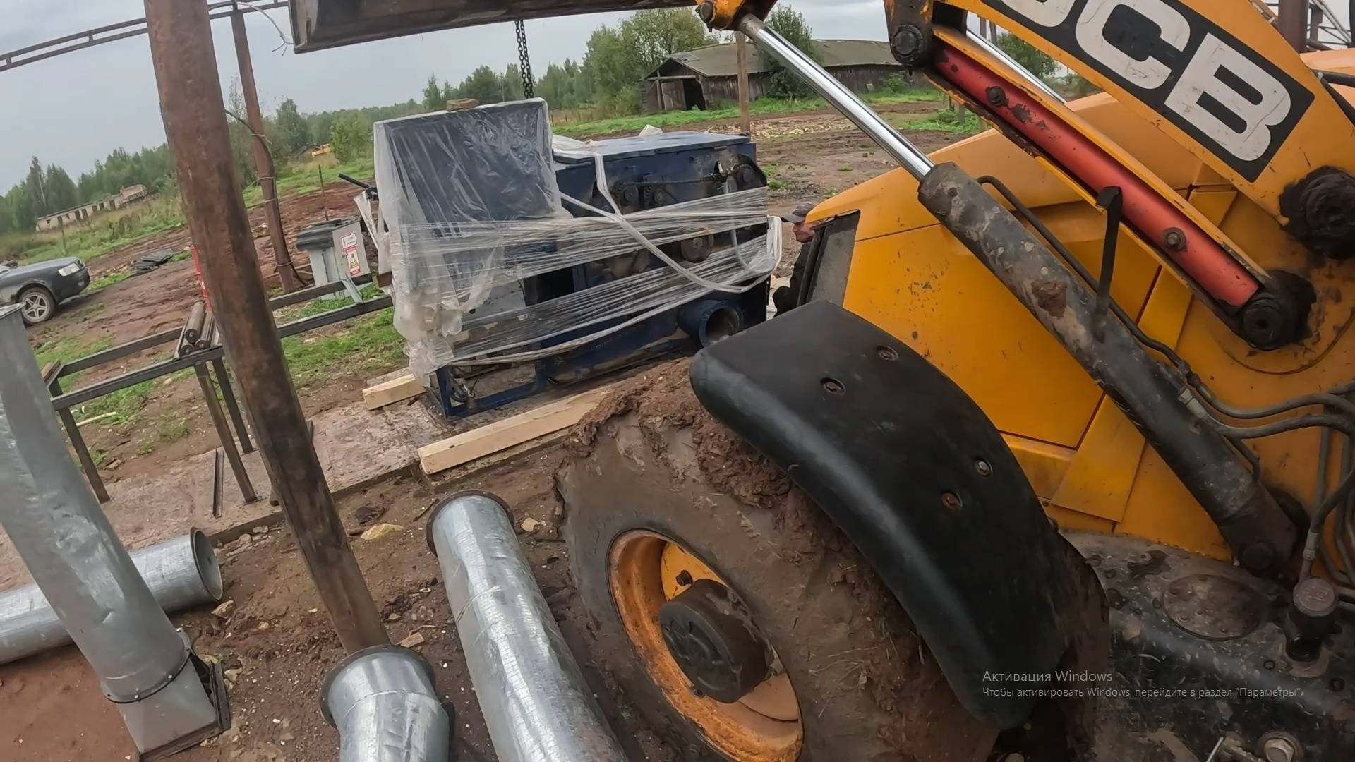 Грязь Будни колхоза #7 смотрю бытые авто в работу