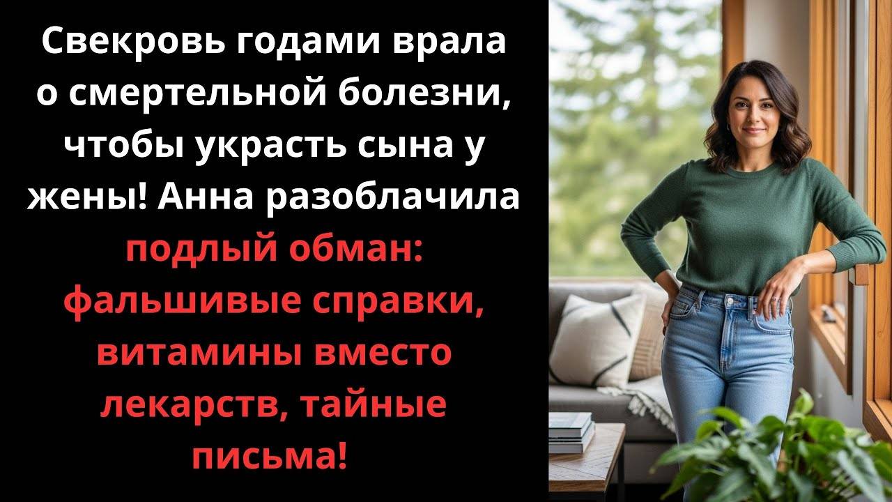 Свекровь врала о болезни в коварных целях. Я разоблачила ее - рассказ