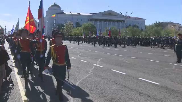 Прямая трансляция парада в честь 80-летия Победы над милитаристской Японией и окончания Второй миров