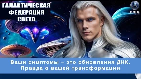 ✨ Галактическая Федерация Света: Ваши симптомы – это обновления ДНК