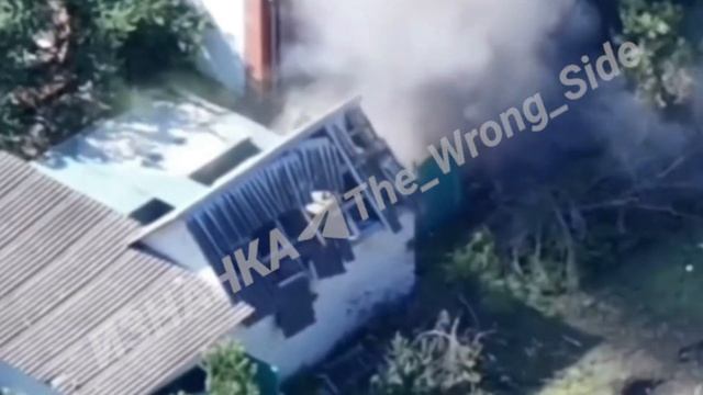 ❌Уничтожение 120-мм миномета ВСУ с применением FPV-дрона в н.п.Липцы Харьковской области...🔽🔽🔽