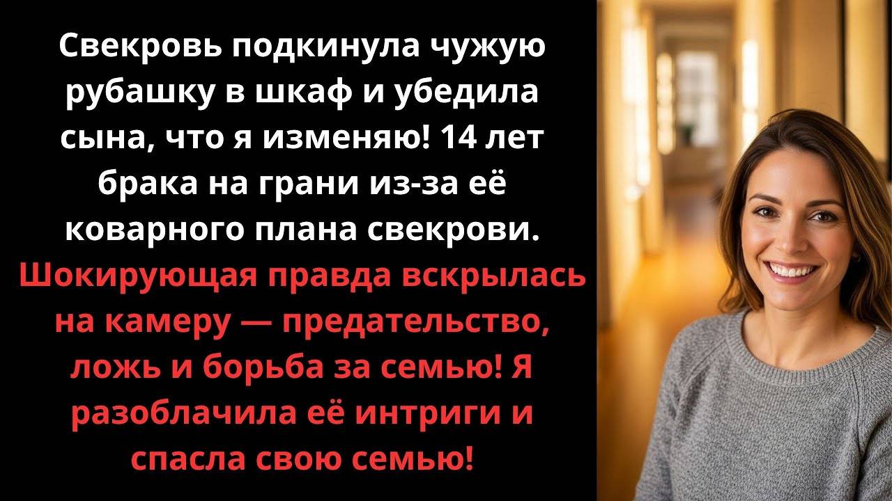 Камера раскрыла обман свекрови - рассказ