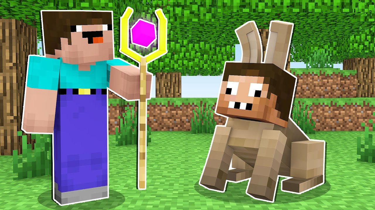 НУБ ПРЕВРАТИЛ ПРО В КРОЛИКА МАЙНКРАФТ ! НУБИК И ПРО ТРОЛЛИНГ ЛОВУШКА В MINECRAFT