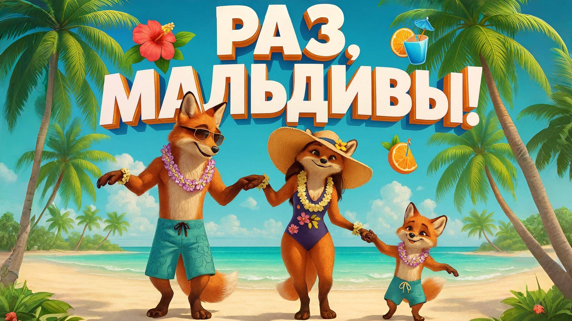 Раз МАЛЬДИВЫ, Два МАЛЬДИВЫ. Детская песенка. Песенки для детей