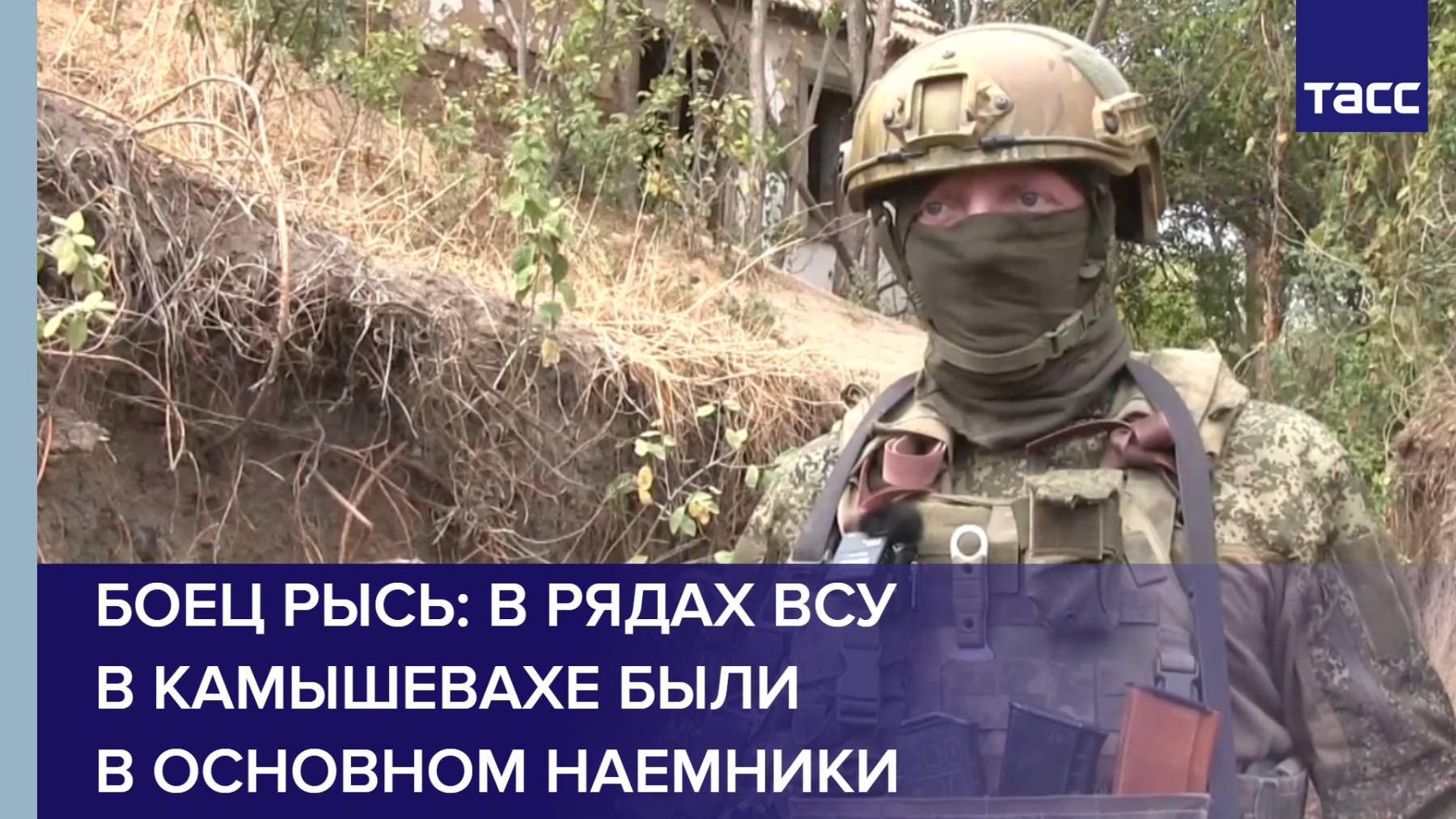 Боец Рысь: в рядах ВСУ в Камышевахе были в основном наемники