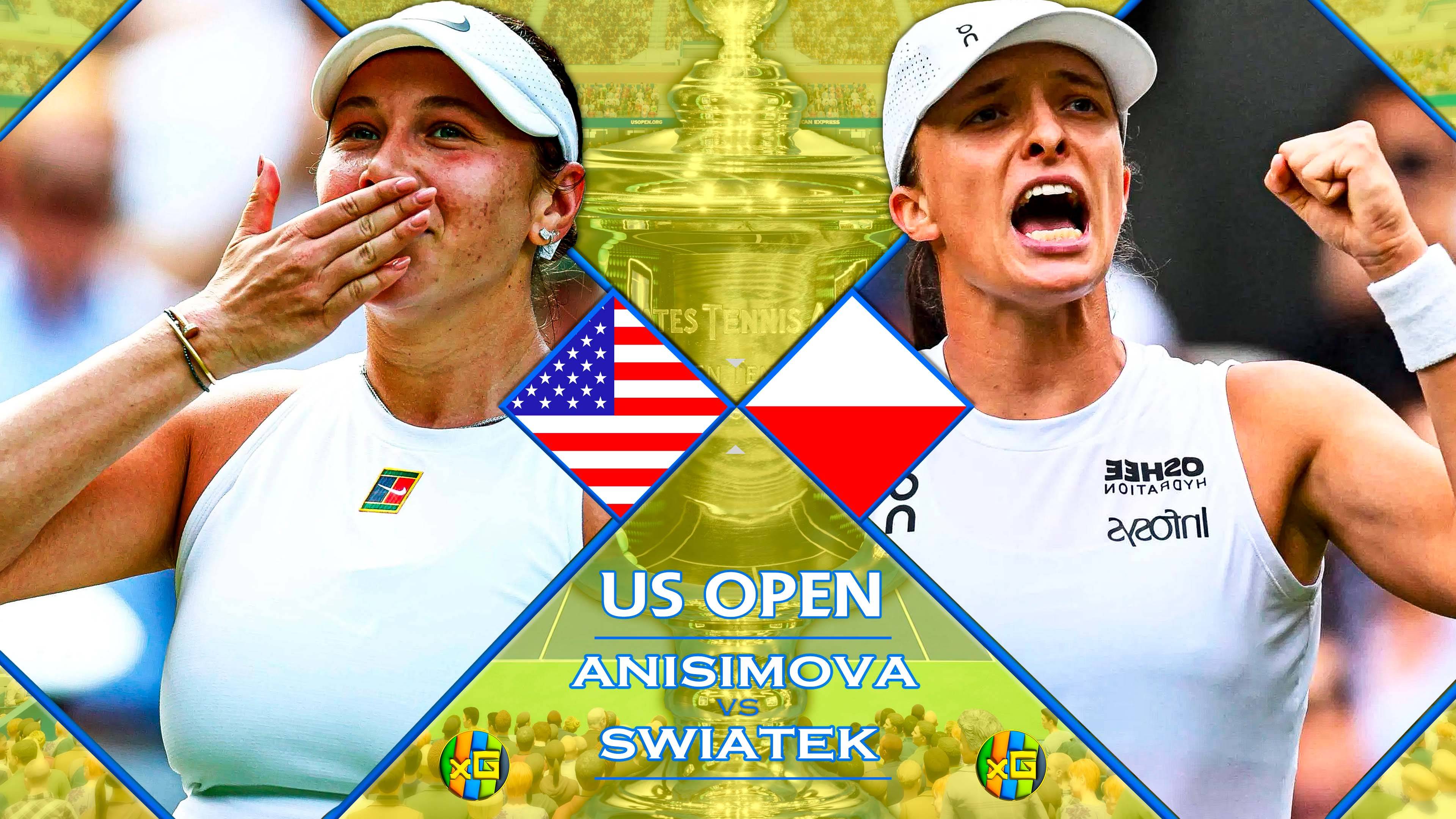 Анисимова А. - Швёнтек И. | US OPEN | 03.09.2025 | Теннис | Прямая трансляция | xG