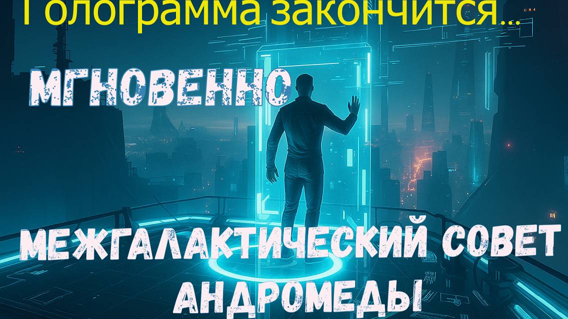 Голограмма закончится... мгновенно ~ Межгалактический совет Андромеды ~ Челли Уайлдер
