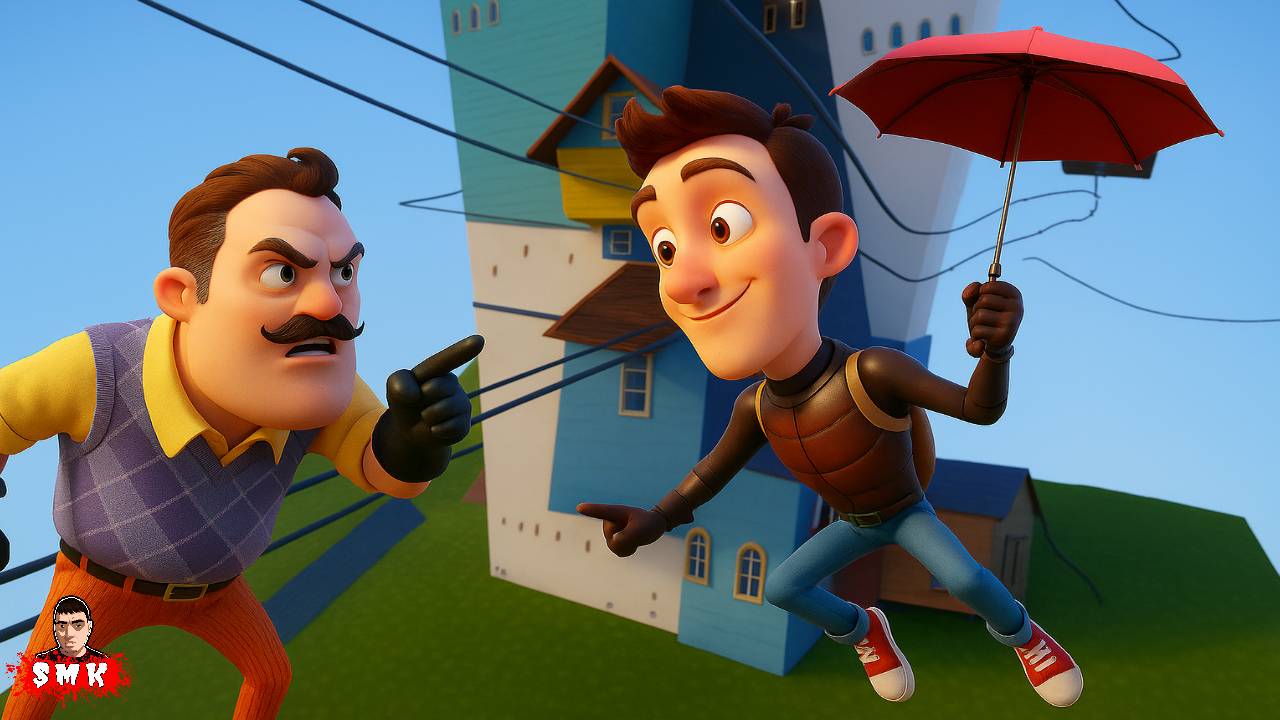 ШОУ ПРИВЕТ СОСЕД! АМНЕЗИЯ В БОЛЬШОМ ДОМЕ! ИГРА HELLO NEIGHBOR ПРОХОЖДЕНИЕ МОДА HELLO NEIGHBOR CITY!