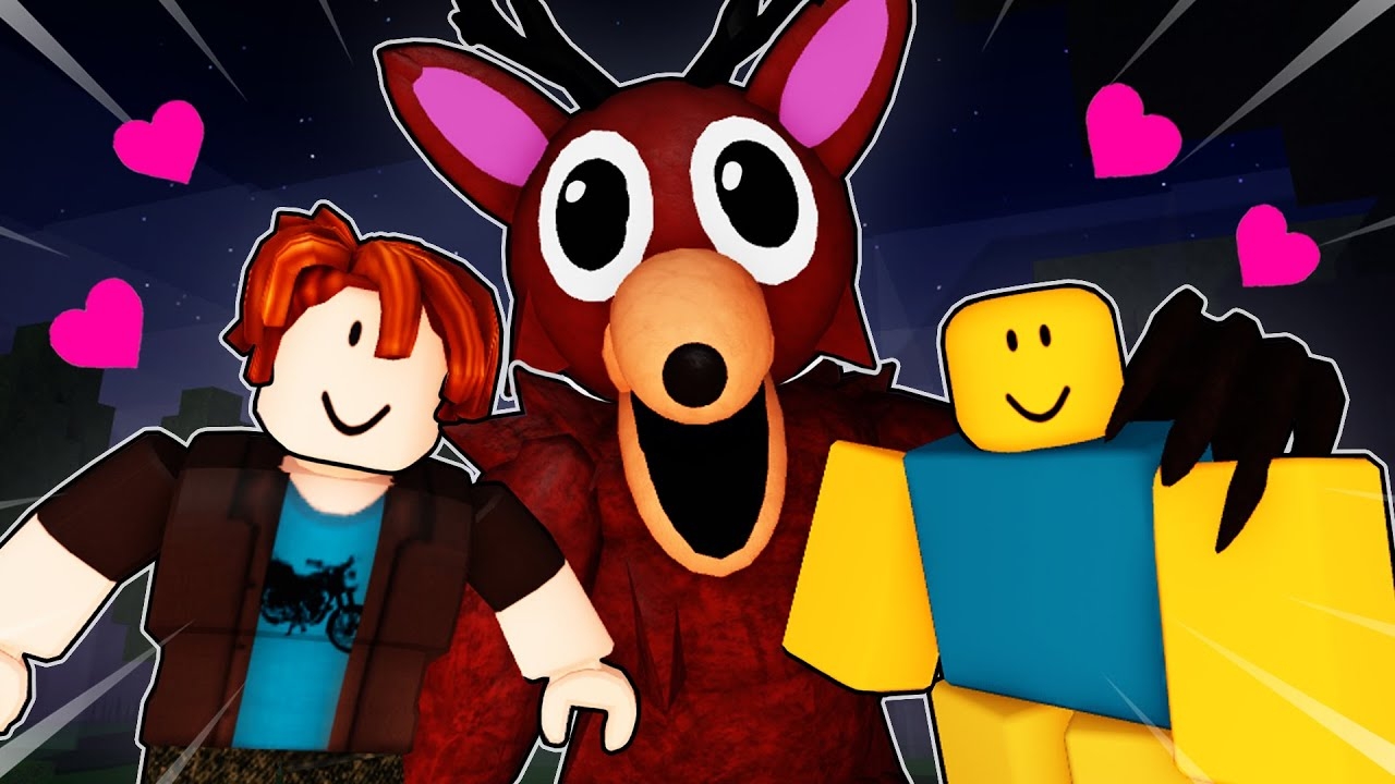 99 ночей в лесу, но олени дружелюбные! Анимация Roblox | мультики роблокс