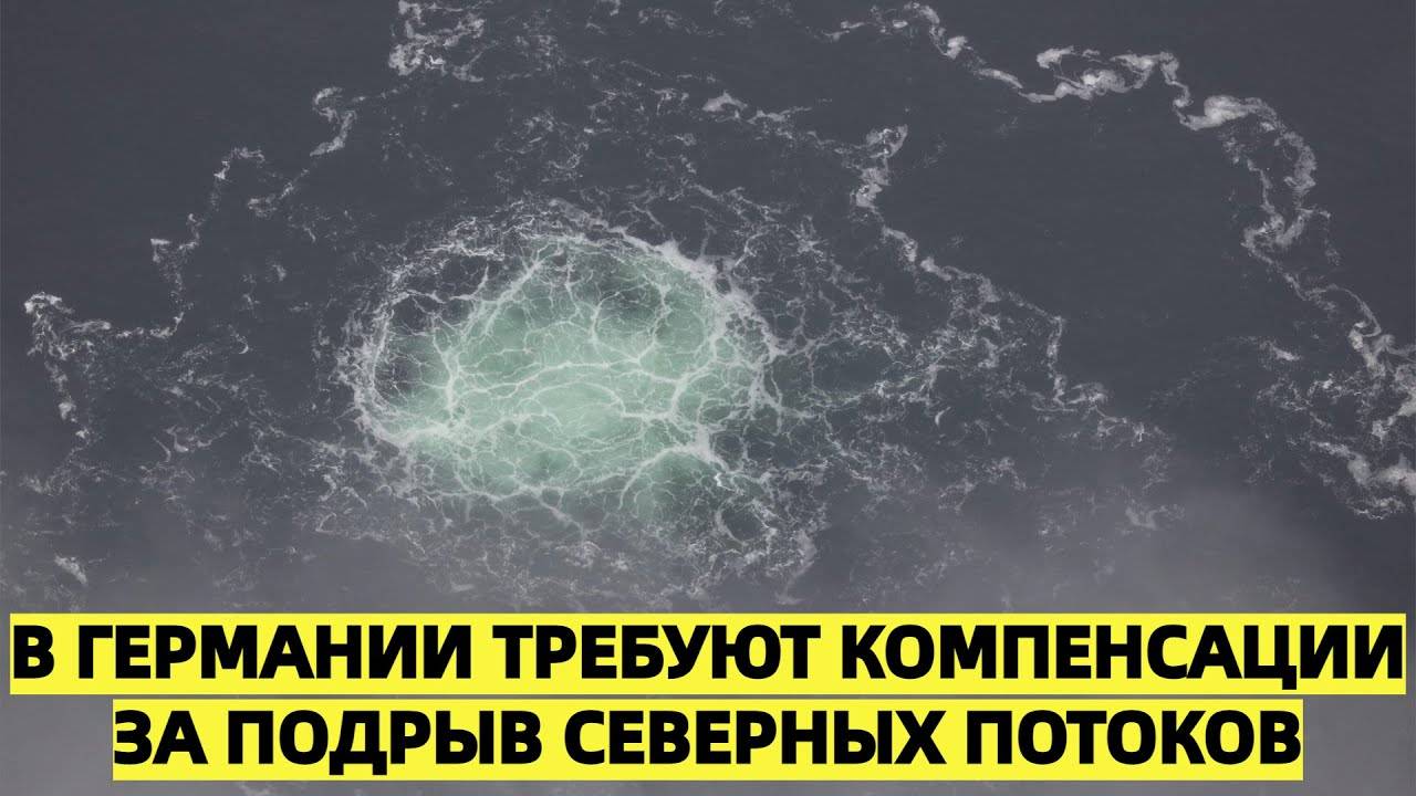 Раскол в немецком истеблишменте. В Германии требуют компенсации за подрыв Северных потоков