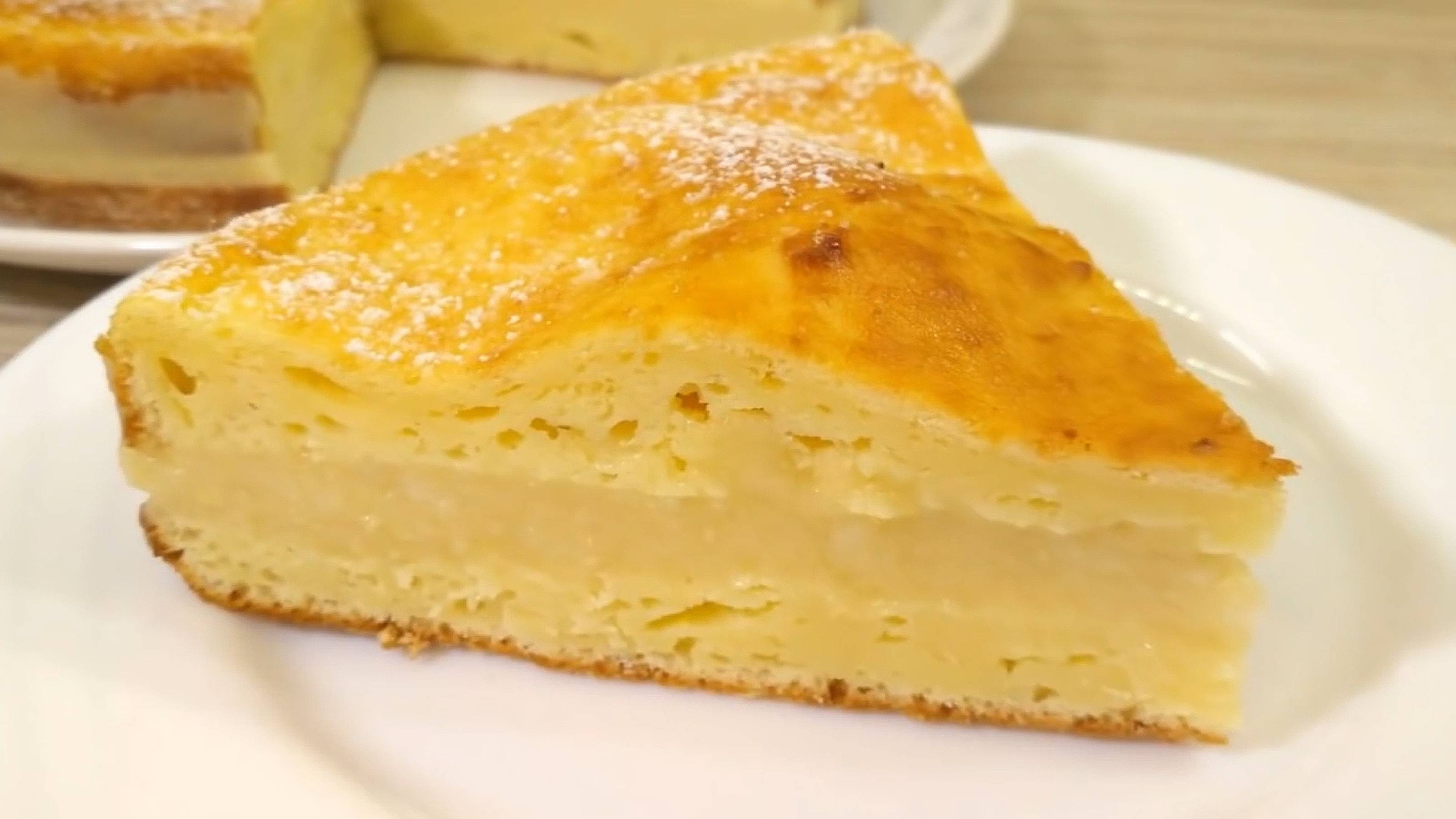 Простой рецепт пирога "Творожный" с начинкой - вкусно и нежно!