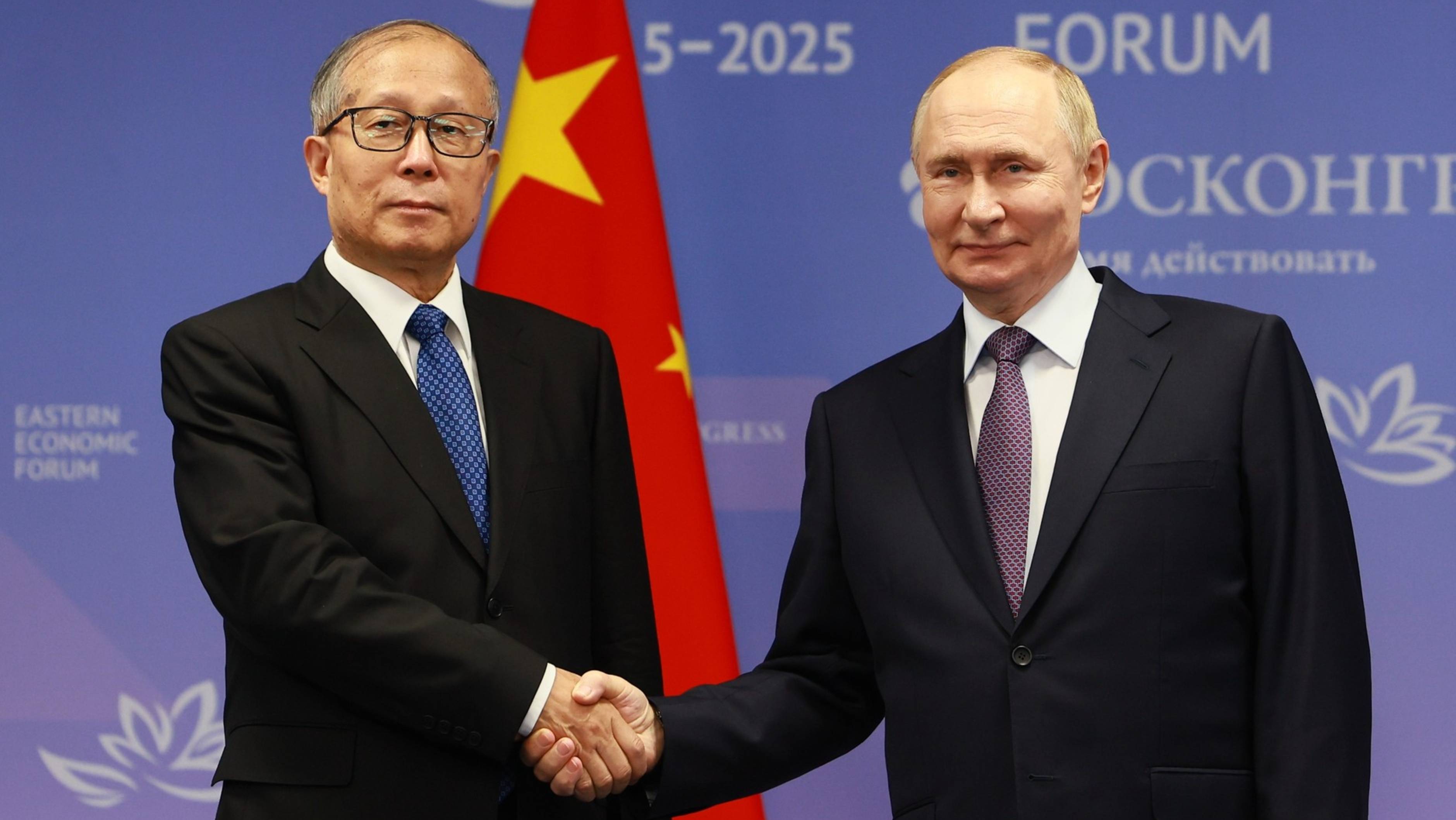 Владимир Путин встреча с Ли Хунчжуном Китай, Владивосток, 4 сентября 2025 года