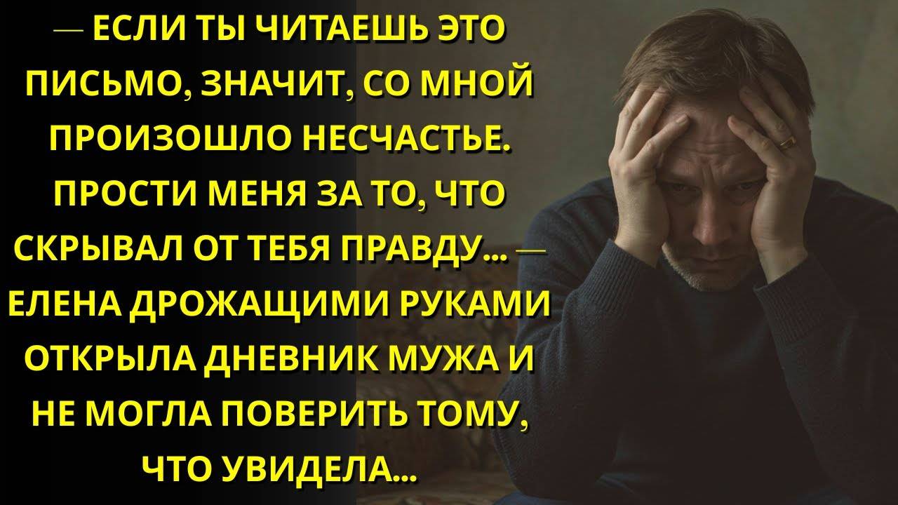 Она нашла дневник мужа, где была написана очень горькая правда - рассказ
