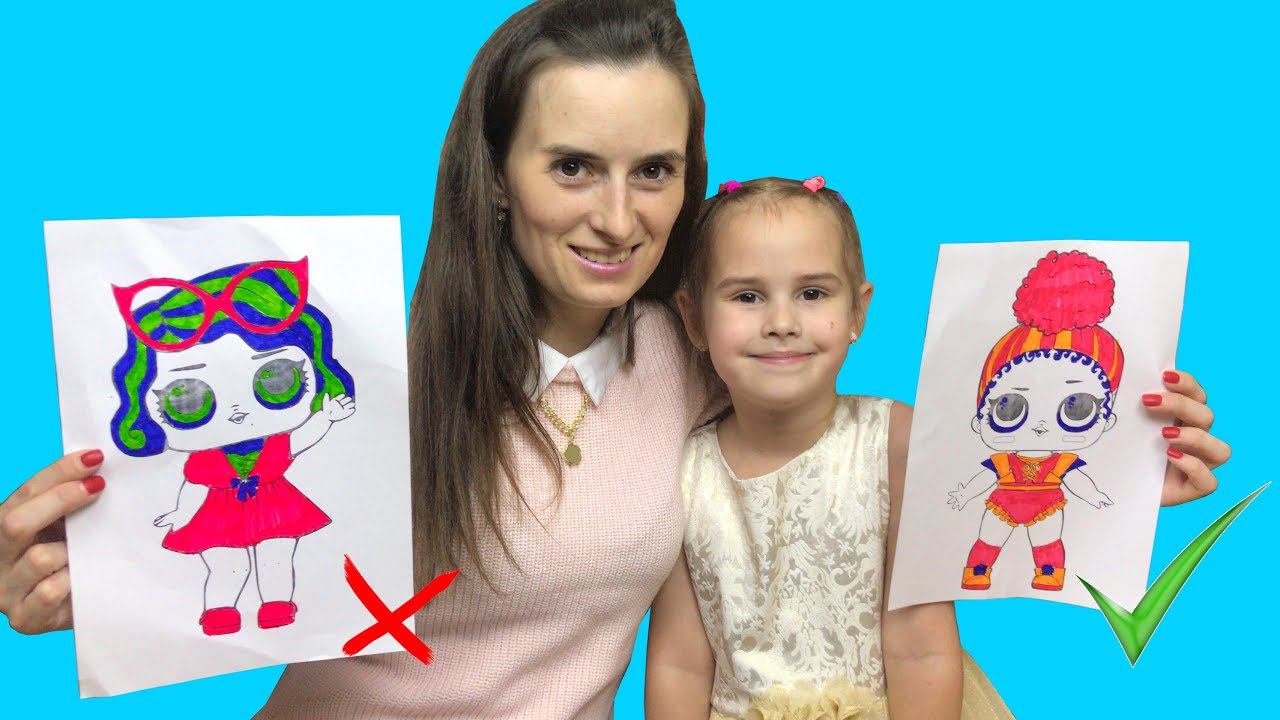 ЧЕЛЛЕНДЖ Три Маркера Алина против мамы 3 marker challenge kids edition Играем вместе