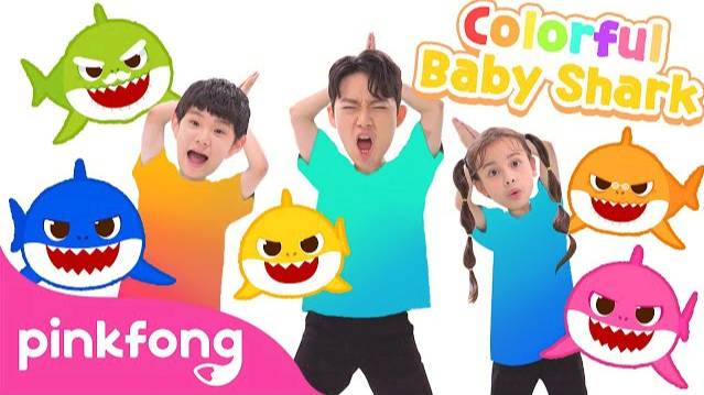 Colorful Baby Shark 麗 | Hoi's Playground | Learn Colors | Dance Along | Pinkfong Songs for Kids