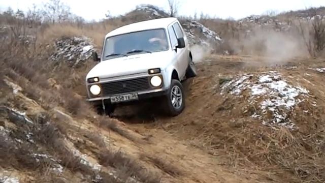 Сильное диагональное вывешивание. Нива 2121