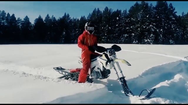 Отзыв на гусеничный сноубайк комплект для мотоцикла Monotrack22-28