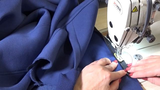 МОЛНИЯ: как вшить молнию в толстовку. #ТОЛСТОВКА_ШС Как сшить толстовку с капюшоном