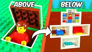 СЕКРЕТНАЯ ПОДЗЕМНАЯ БАЗА ВЫЖИВАНИЯ LEGO... ПЕРЕВОД - TD BRICKS