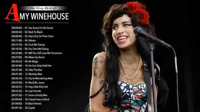 Amy Winehouse Greatest Hits - Best Songs Of Amy Winehouse - Amy Winehouse Full Playlist