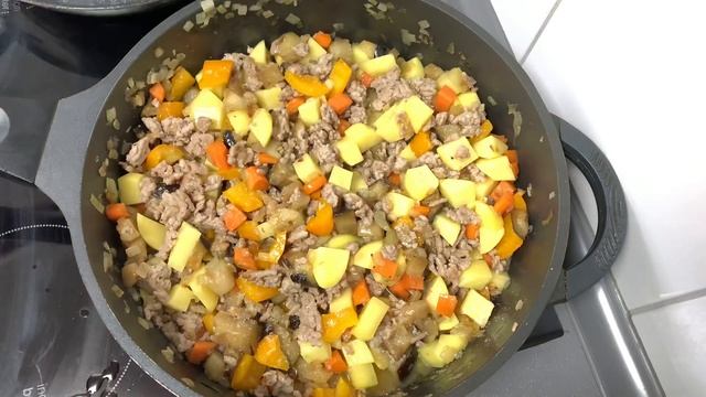 ? Бесподобно Вкусное Овощное Рагу с Баклажанами и Фаршем! Рагу!