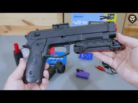 Гелевый пистолет Angry Ball M92 видео обзор 4k