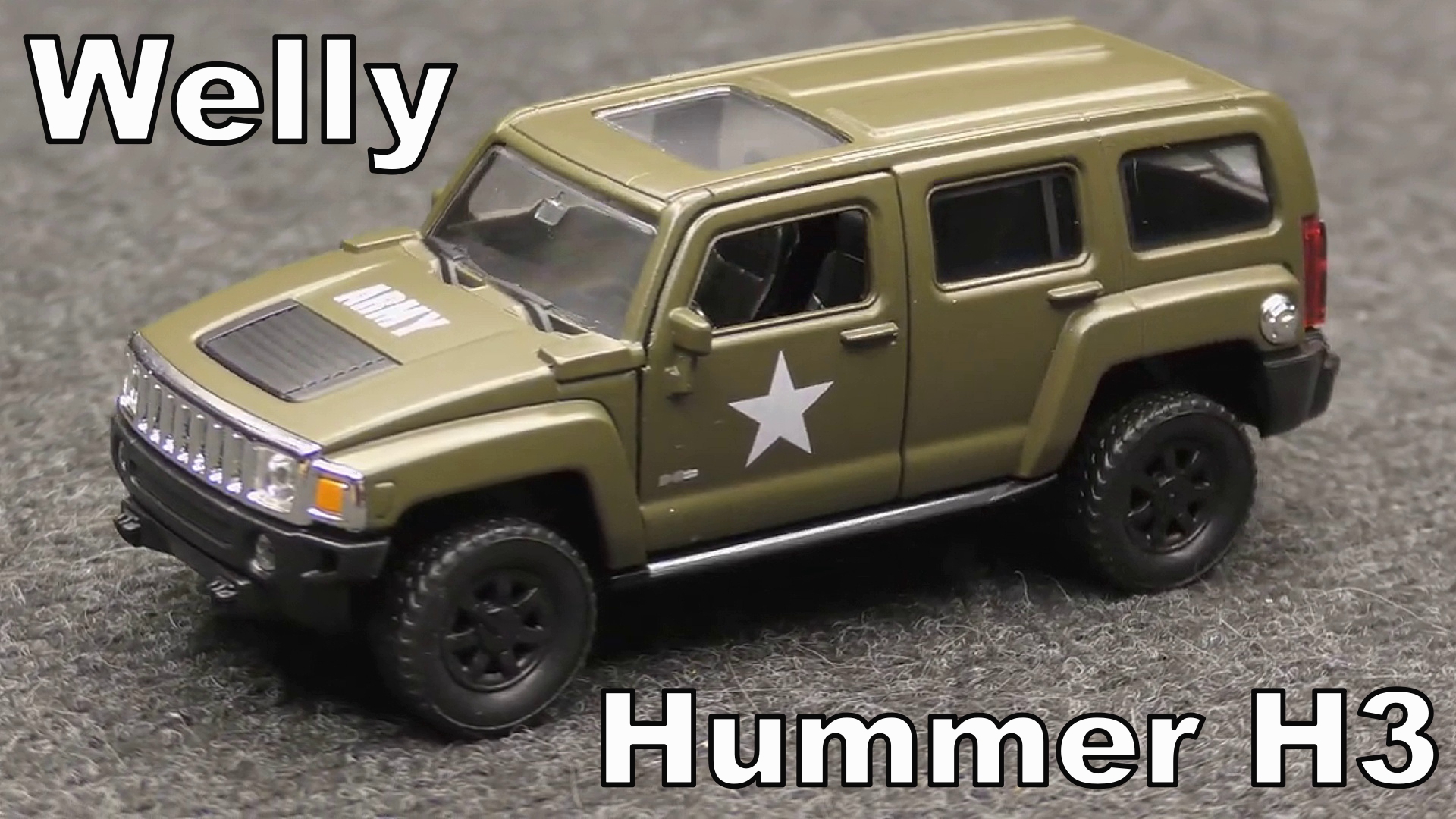 Hummer H3 / Welly Бронемашина / Масштаб 1:34 коллекционная / Масштабная модель автомобиля